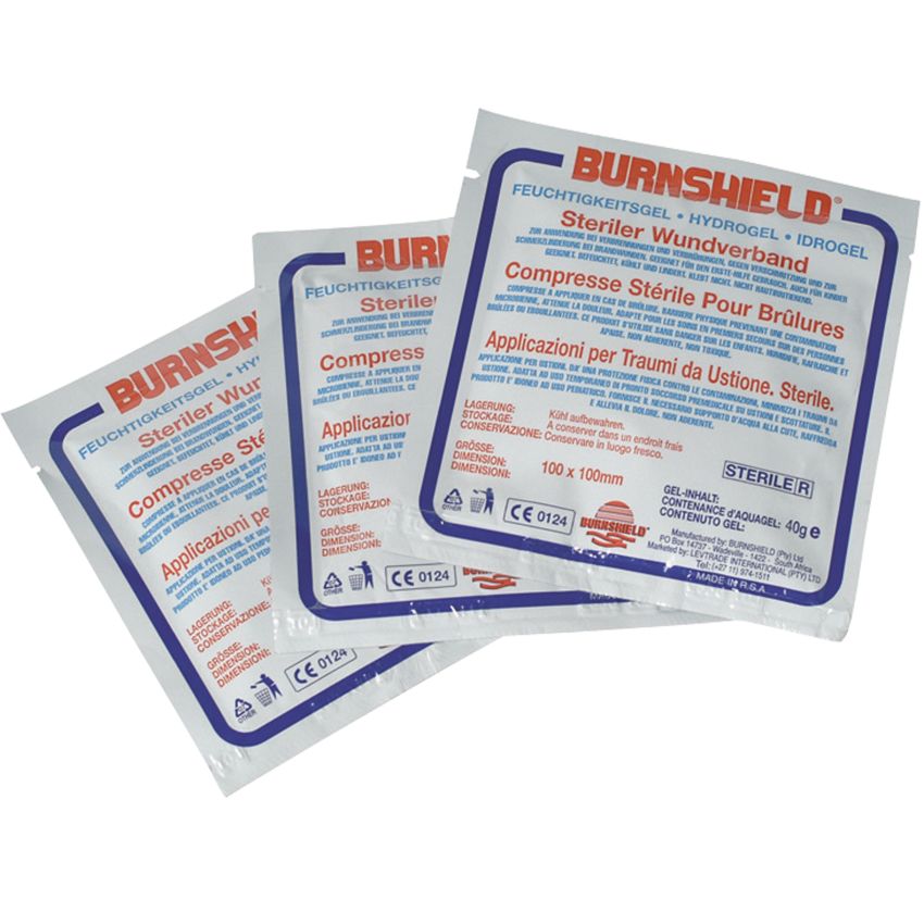 Compresse stérile pour brûlures