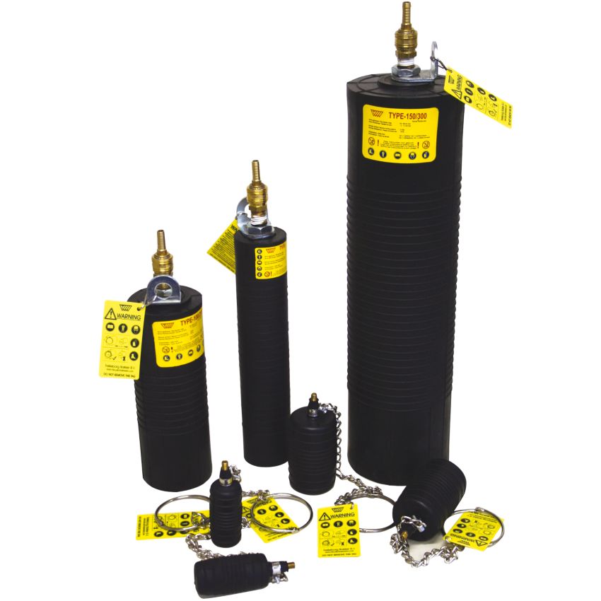 Obturateur mobile souple gonflable spécial intervention