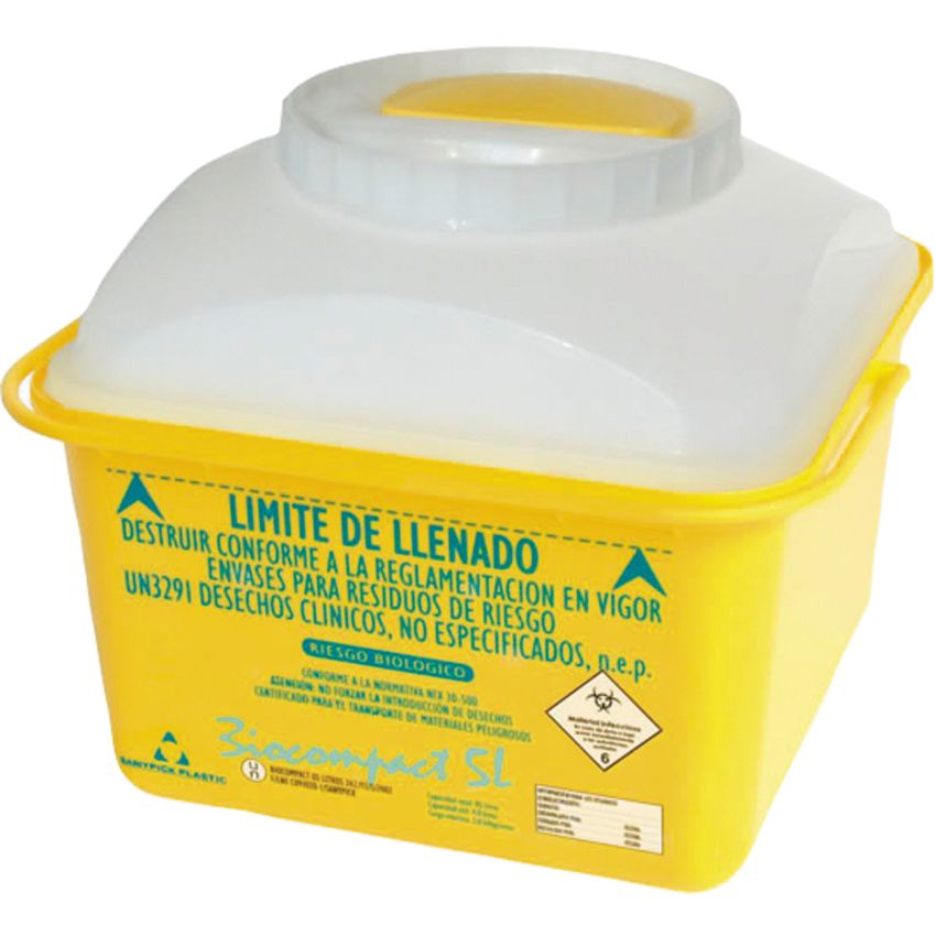 10 collecteurs plastique pour DASRI, 5 L