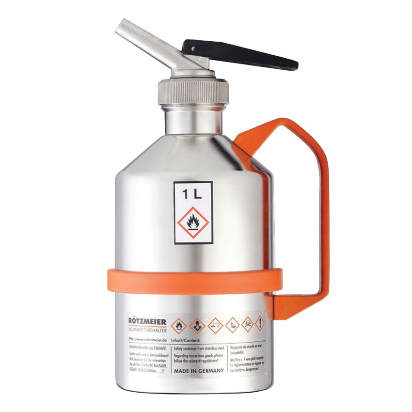 Bidon de sécurité avec robinet pour produits inflammables et explosifs, 1 L