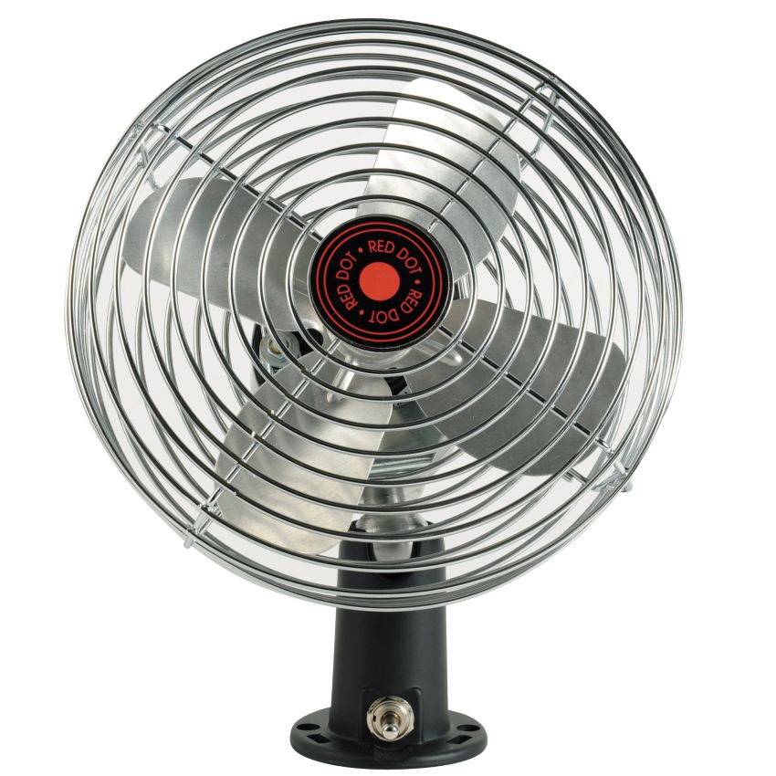 Ventilateur de cabine grille métallique 12 V