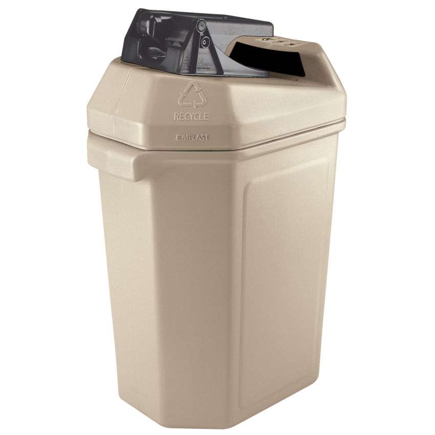 Compactador de latas con papelera integrada