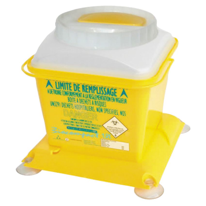 10 collecteurs plastique pour DASRI - 1,8 L