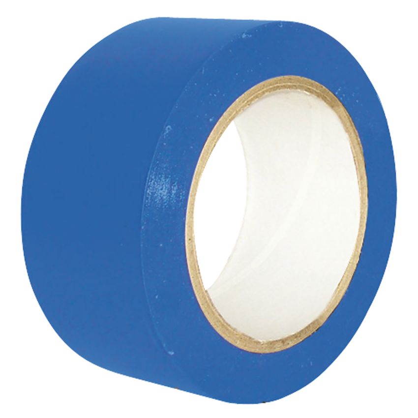 Ruban de signalisation adhésif multi-usage bleu 33 m