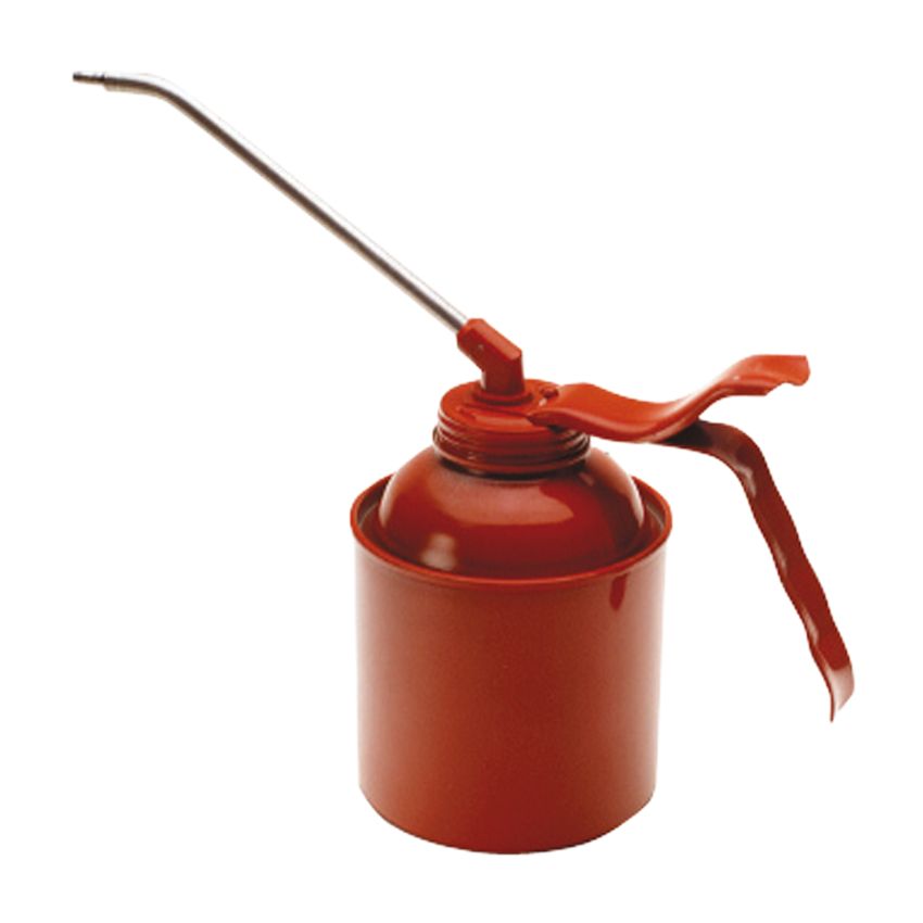 Burette en acier avec bec rigide