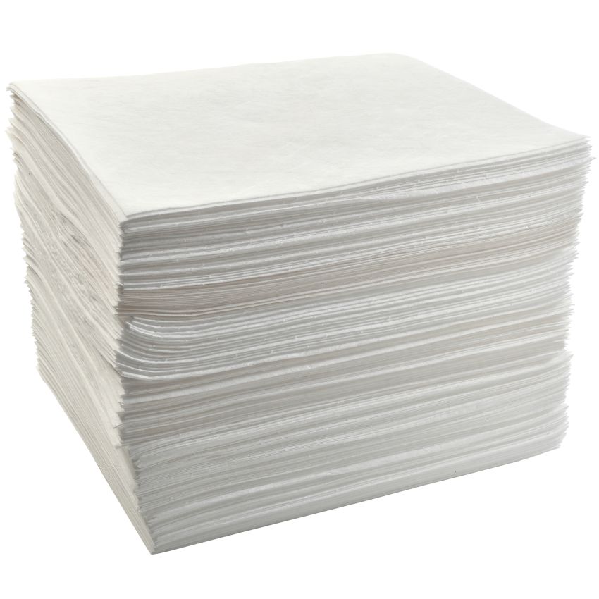 Feuilles absorbantes hydrocarbures simple épaisseur Prims