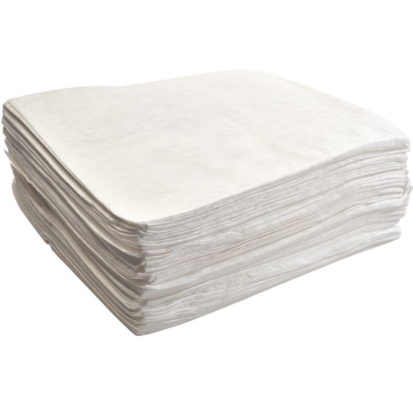 Feuilles absorbantes hydrocarbures simple épaisseur Prims