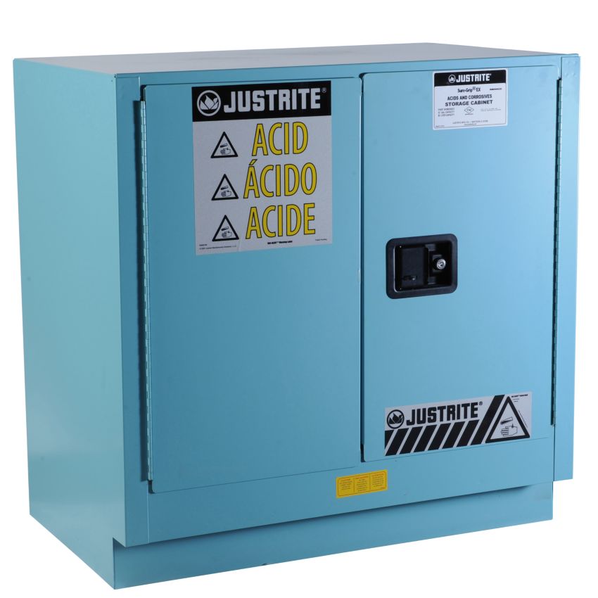 Armoire de sécurité en acier pour produits corrosifs, 85 litres