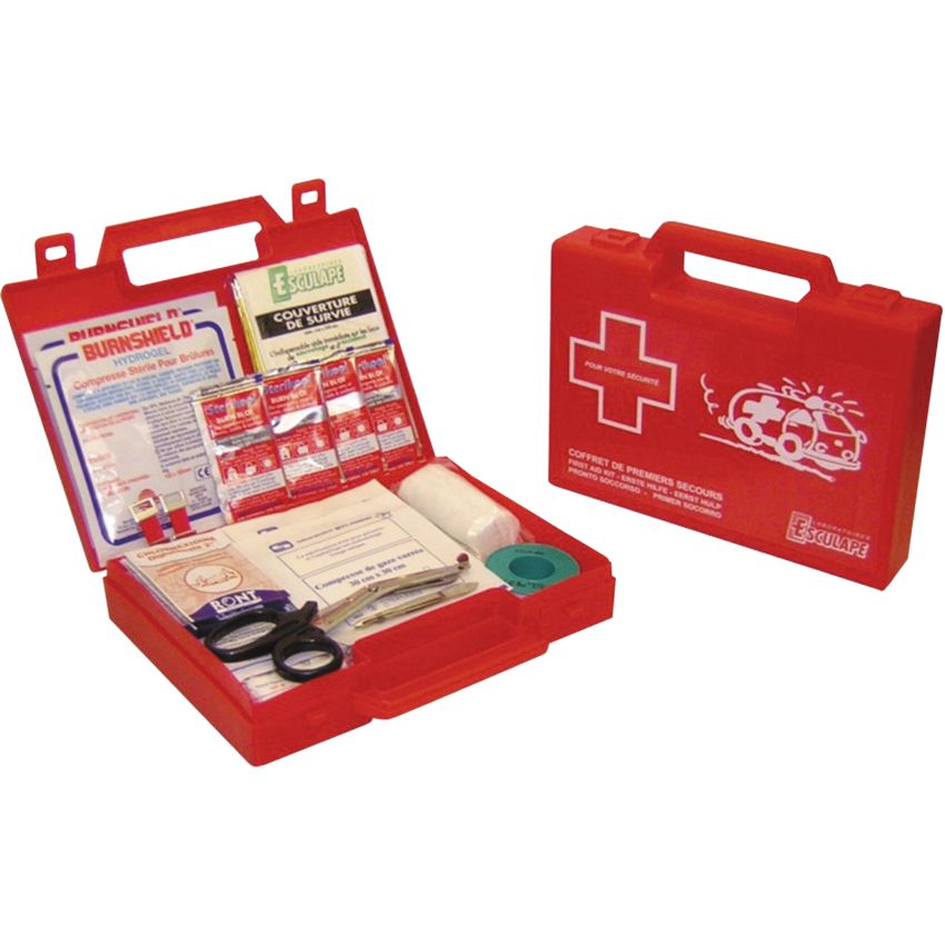 Mallette premiers secours spécial brûlures thermiques, 2 personnes