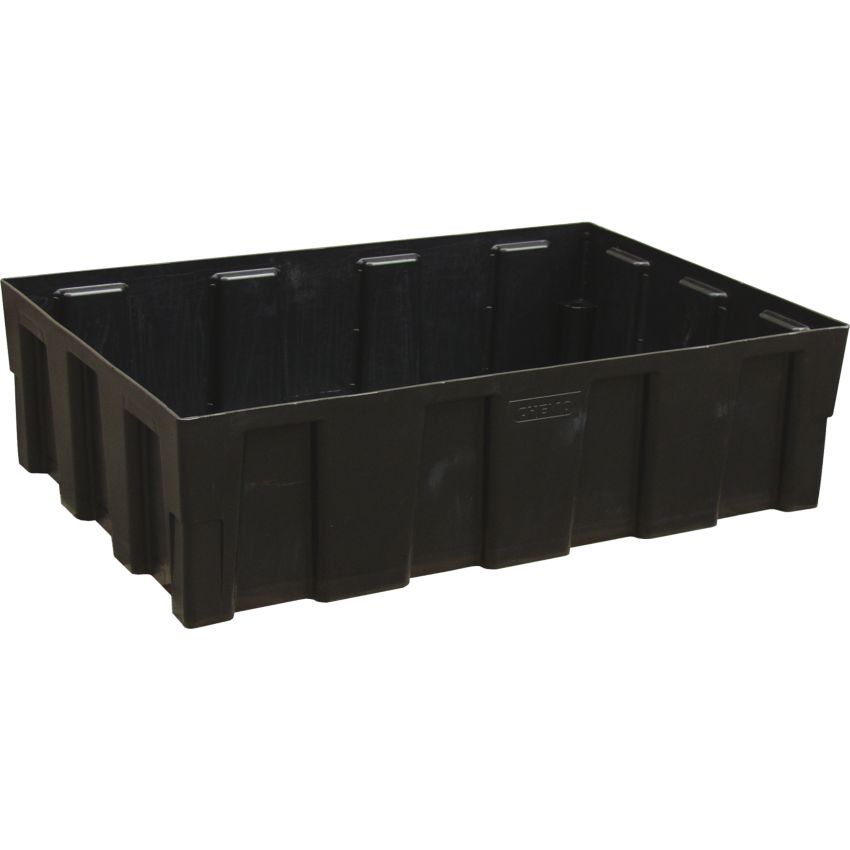 Bac de rétention polyéthylène modulaire 2 fûts, 250 litres