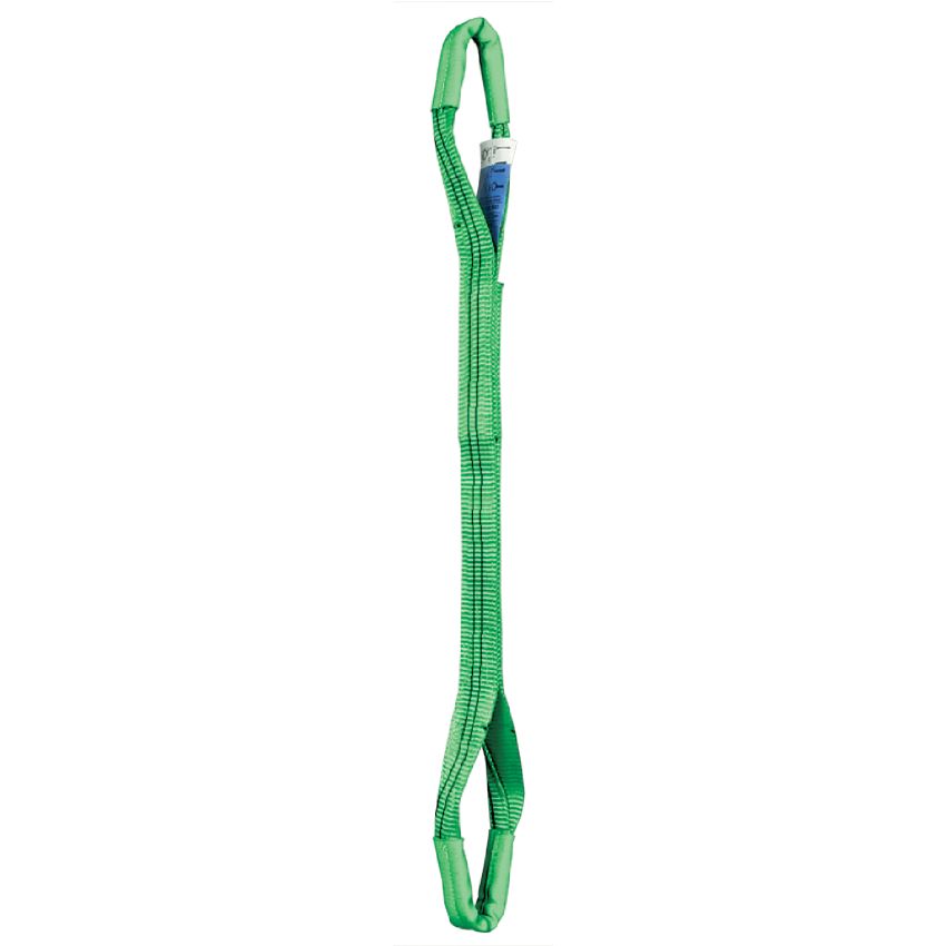 Elingue sangle plate 2 tonnes, boucles repliées, 1 mètre