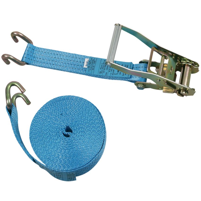 Sangle darrimage textile 2000 daN 50 mm, boucle à cliquet
