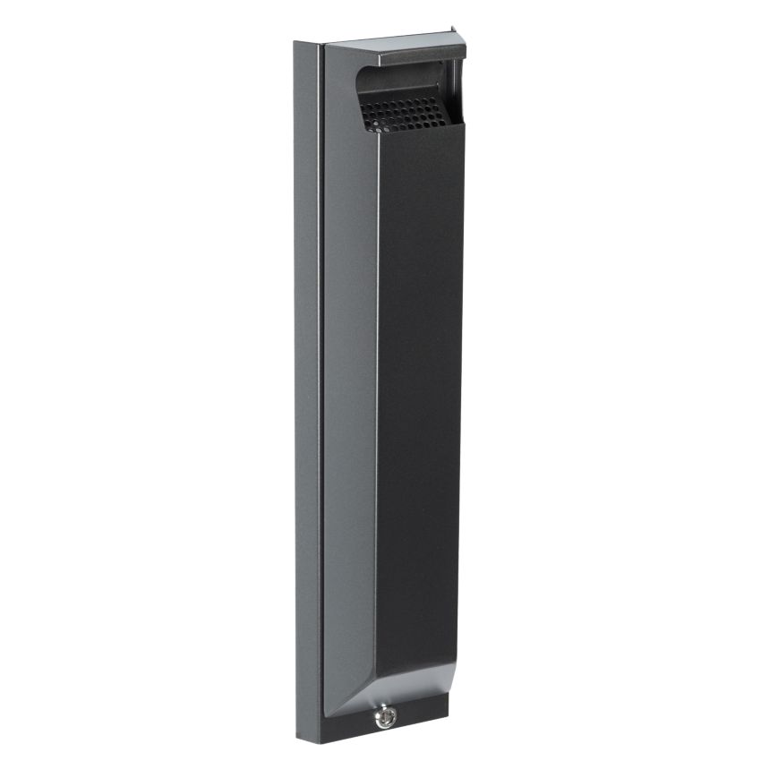 Cendrier colonne mural en acier avec antivol ARKEA, 3 L