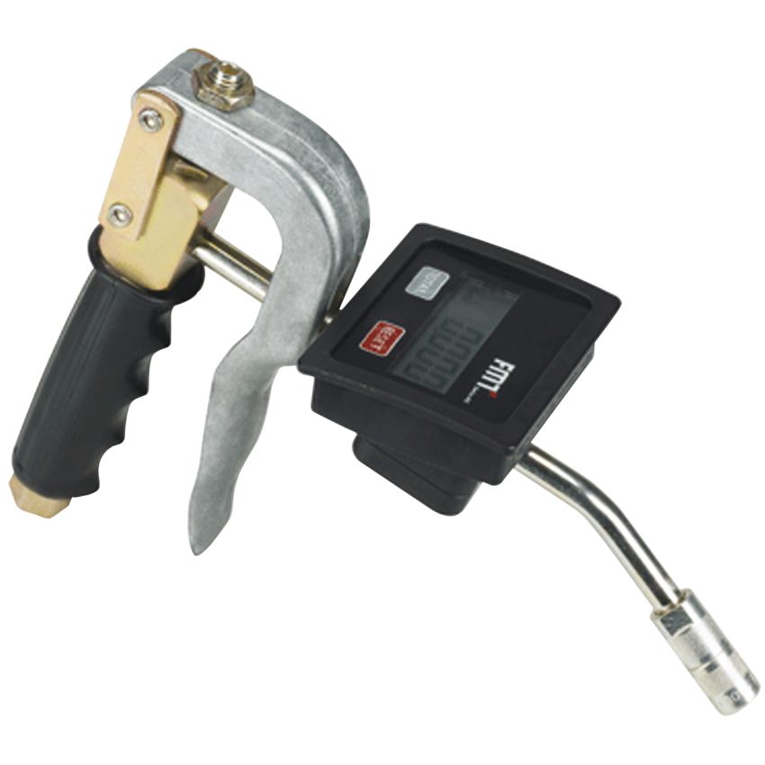Pistolet pneumatique de distribution de graisse avec compteur digital