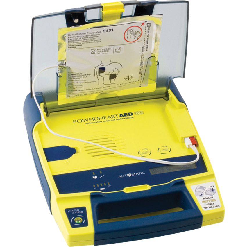 Desfibrilador automático PowerHeart AED G3 Plus con metrónomo