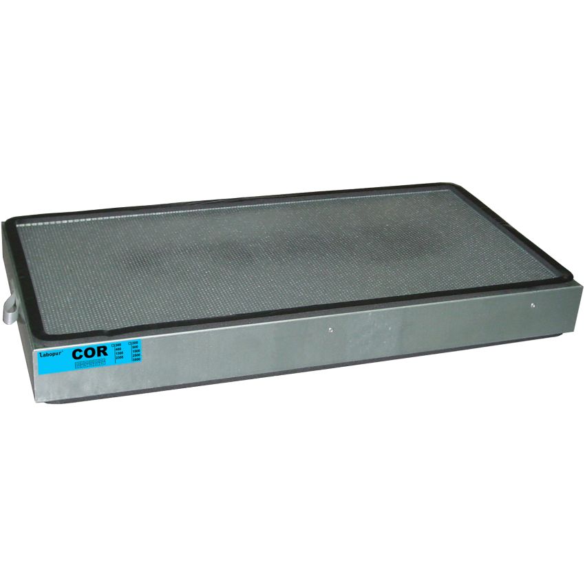 Filtre à charbon actif « vapeurs corrosives » pour hotte à filtration, largeur 61 cm