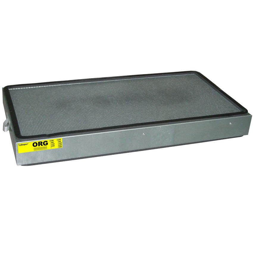 Filtre à charbon actif « vapeurs organiques » pour hotte à filtration, largeur 61 cm