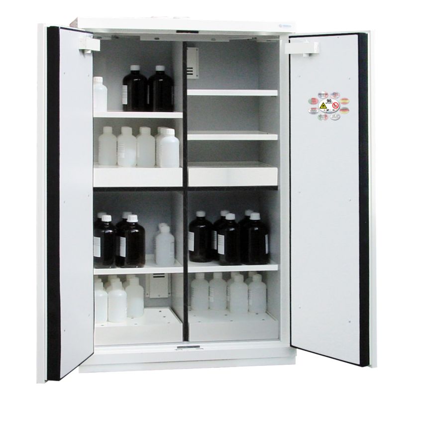Armoire de sécurité multirisque en acier type 90, 4 compartiments