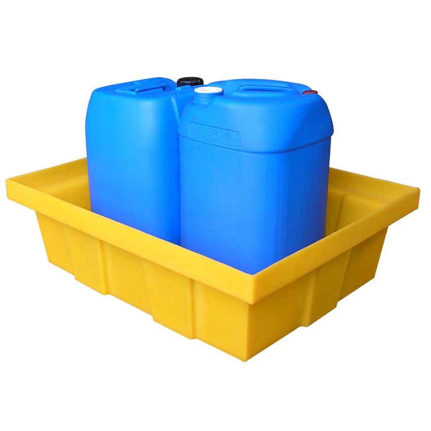 Bac de rétention polyéthylène pour flaconnages, 70 litres