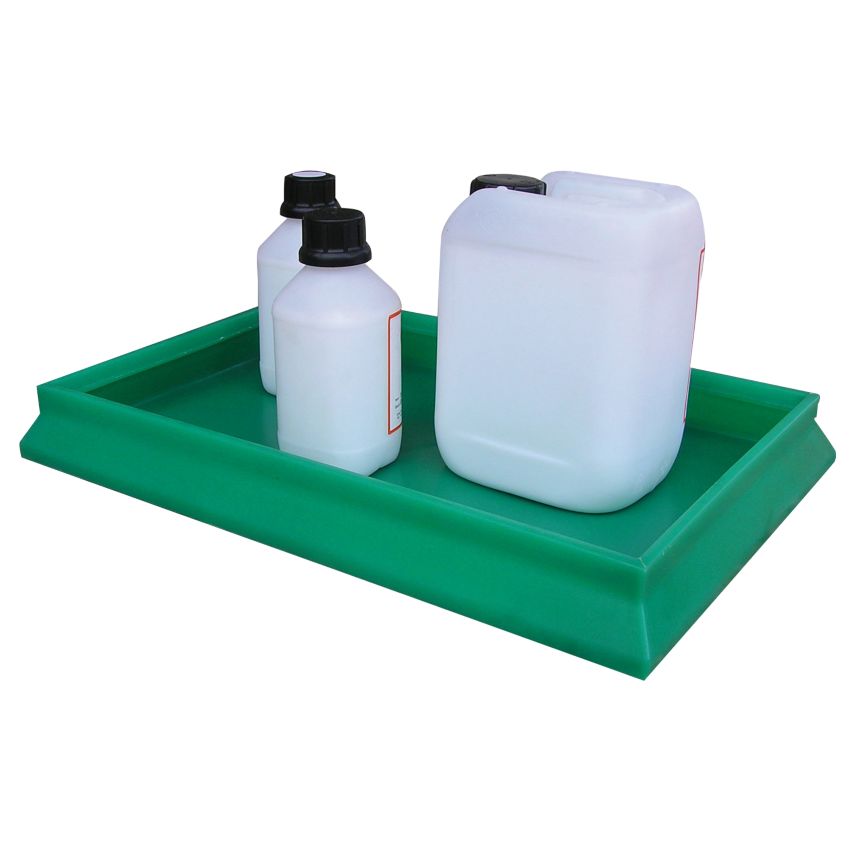 Bac de rétention polyéthylène petits contenants 8 litres