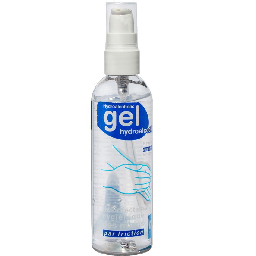 Lot 12 flacons gel hydroalcoolique, 100 mL