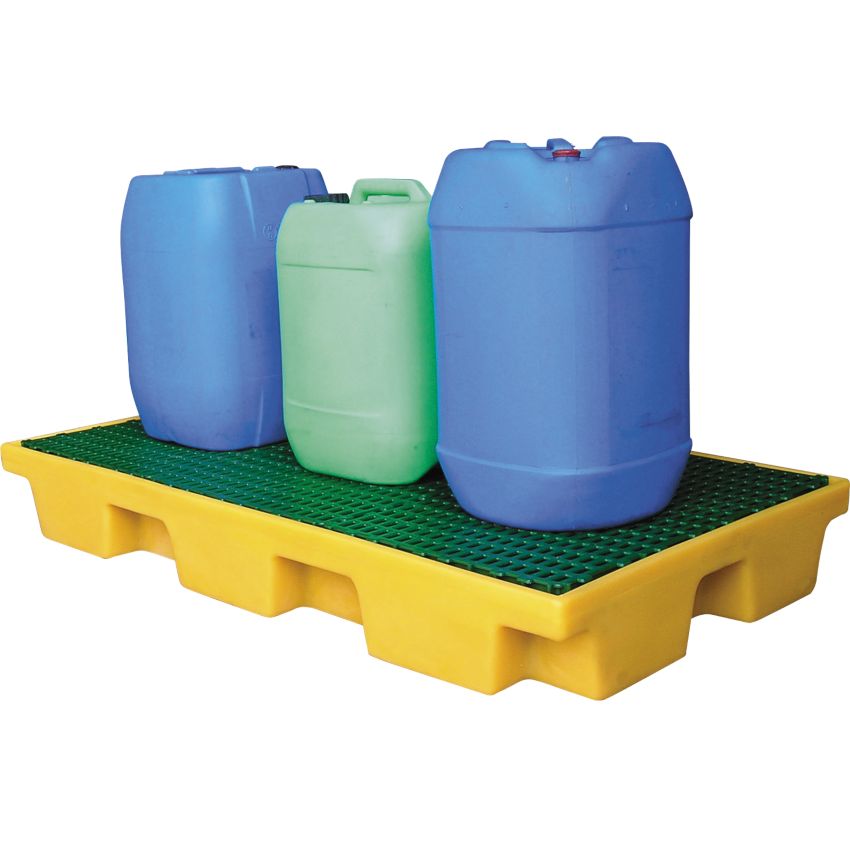 Plate-forme de rétention polyéthylène 2 fûts, 80 litres