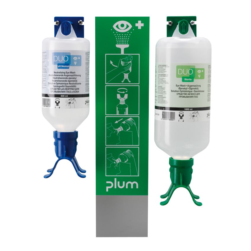 Rince oeil en station murale autonome pH Neutral Duo, 2 flacons