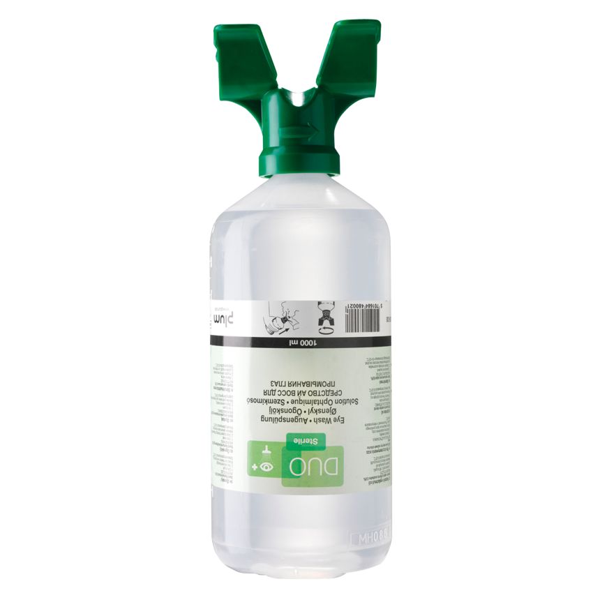 Flacon recharge rince oeil avec spatules 1 L