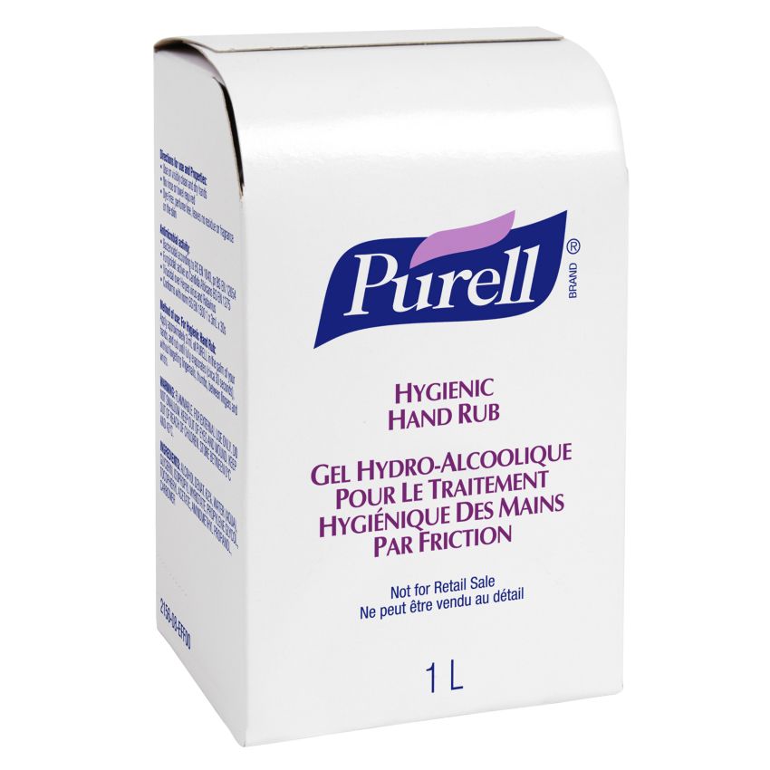Lot 8 cartouches gel hydroalcoolique Purell®, 1 L