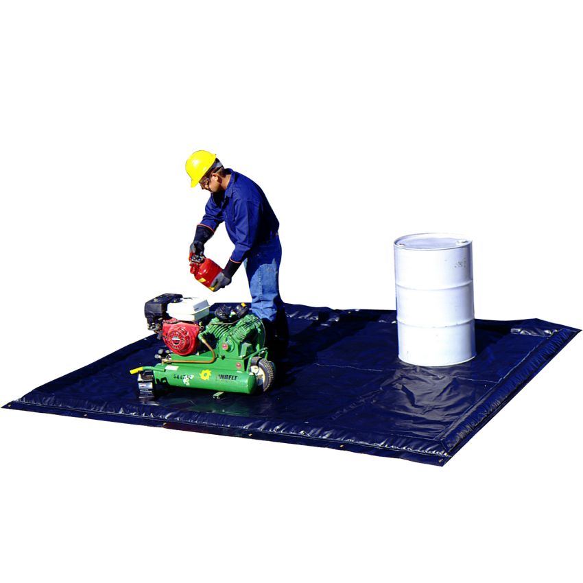 Bassin de rétention souple polyester faible hauteur, 95 litres