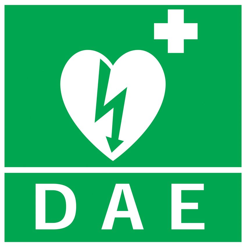 Panneau de signalisation pour défibrillateur