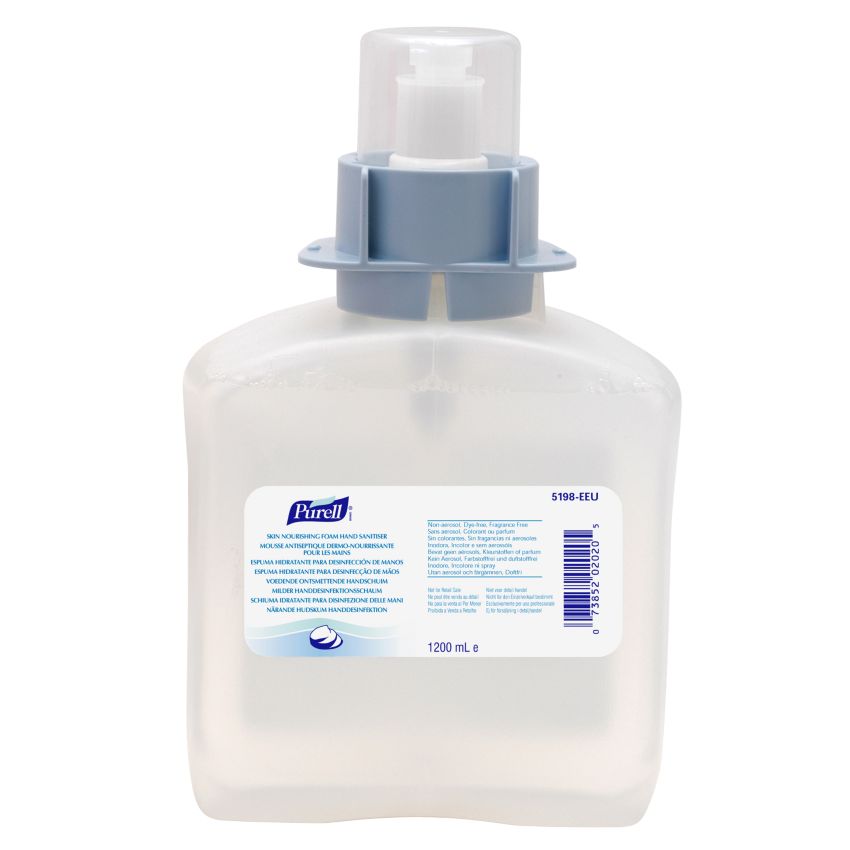 Lot 3 cartouches mousse hydroalcoolique dermo-nourissante Purell®, 1,2 L