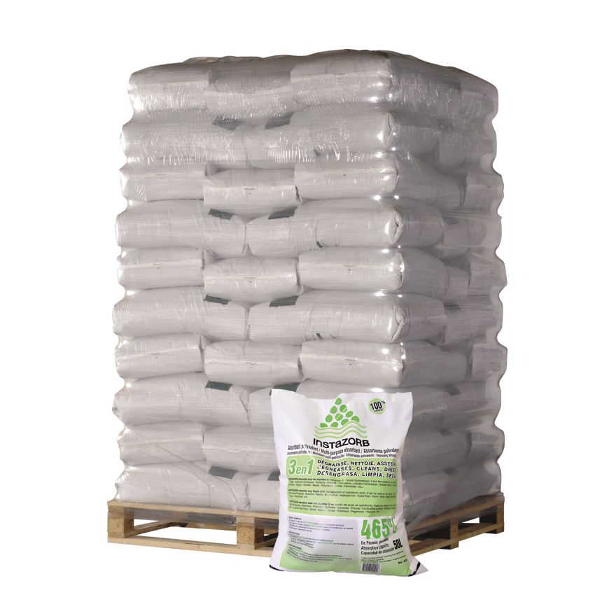 Absorbant minéral InstaZorb multi-usage pour liquides tout type de produit et de viscosité