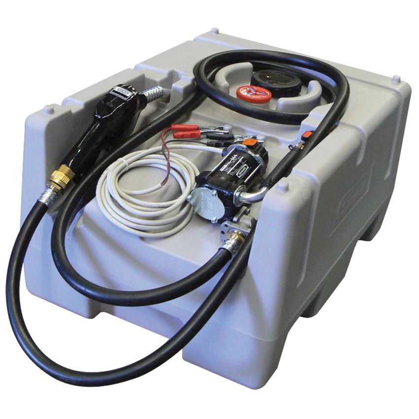Cuve de transport gasoil polyéthylène équipée pompe électrique 125 L