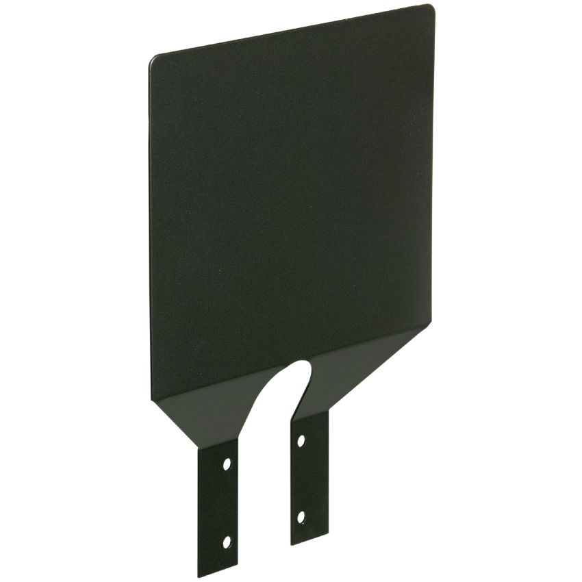 Placa descriptiva de acero para soporte de bolsa