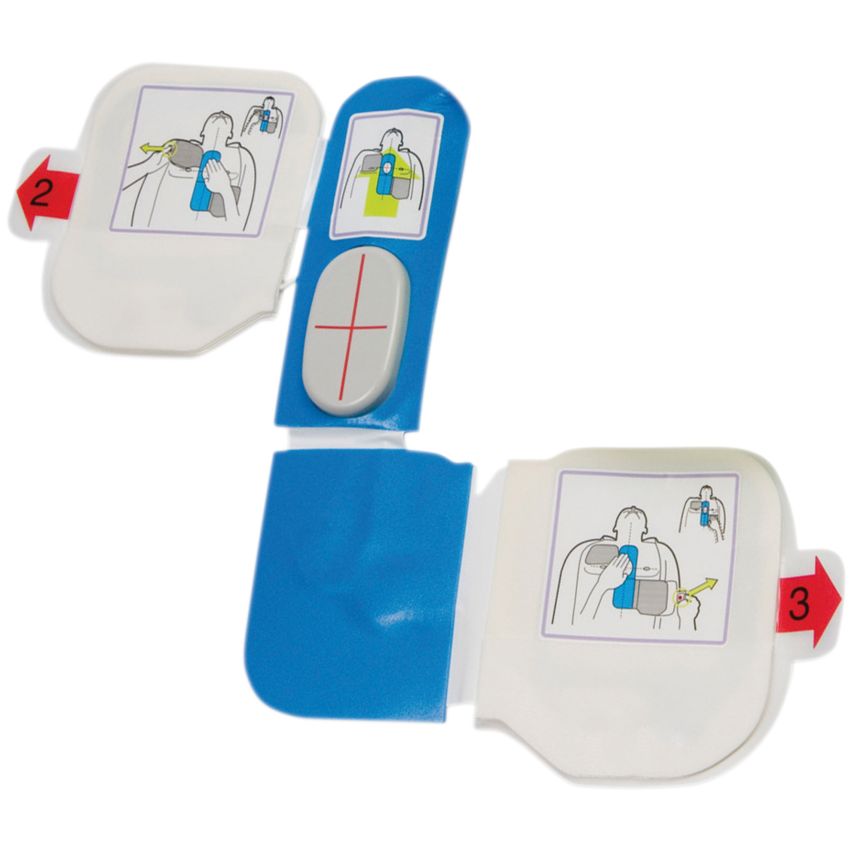 Electrodes pour défibrillateur de formation Zoll AED Plus