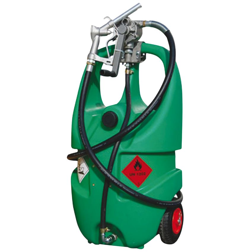 Jerrican polyéthylène de transport et distribution essence, 110 L avec pompe manuelle