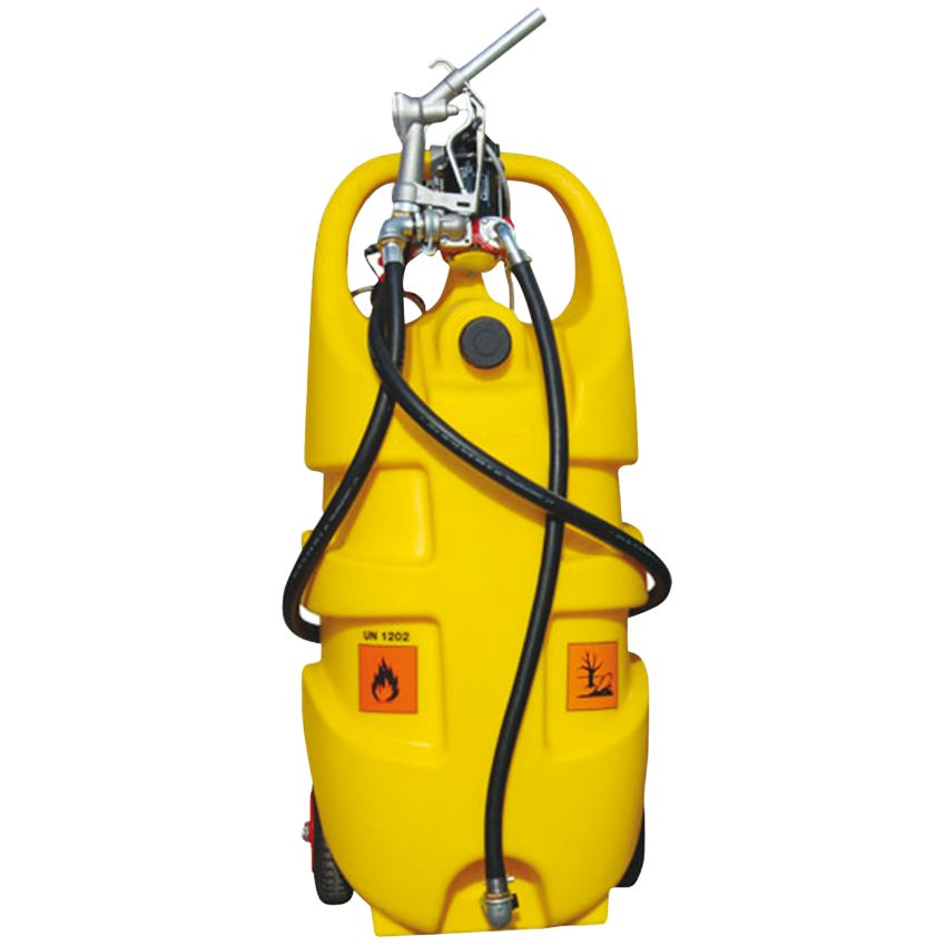 Jerrican polyéthylène de transport et distribution gasoil, 110 L avec pompe électrique 12V
