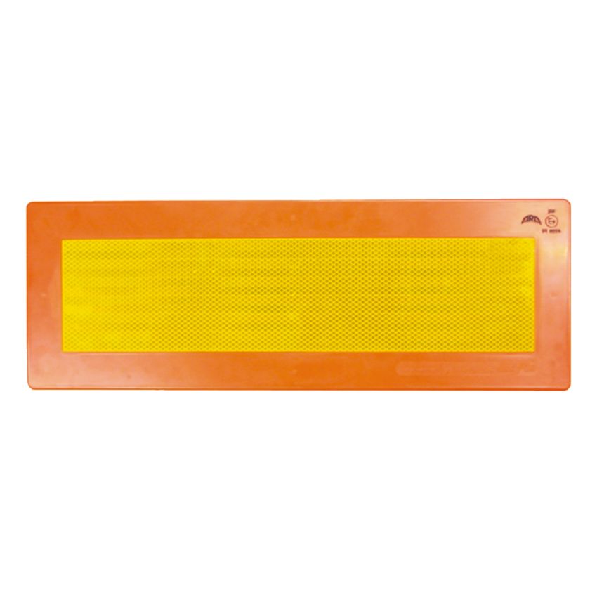 Plaque de signalisation arrière en aluminium pour remorques