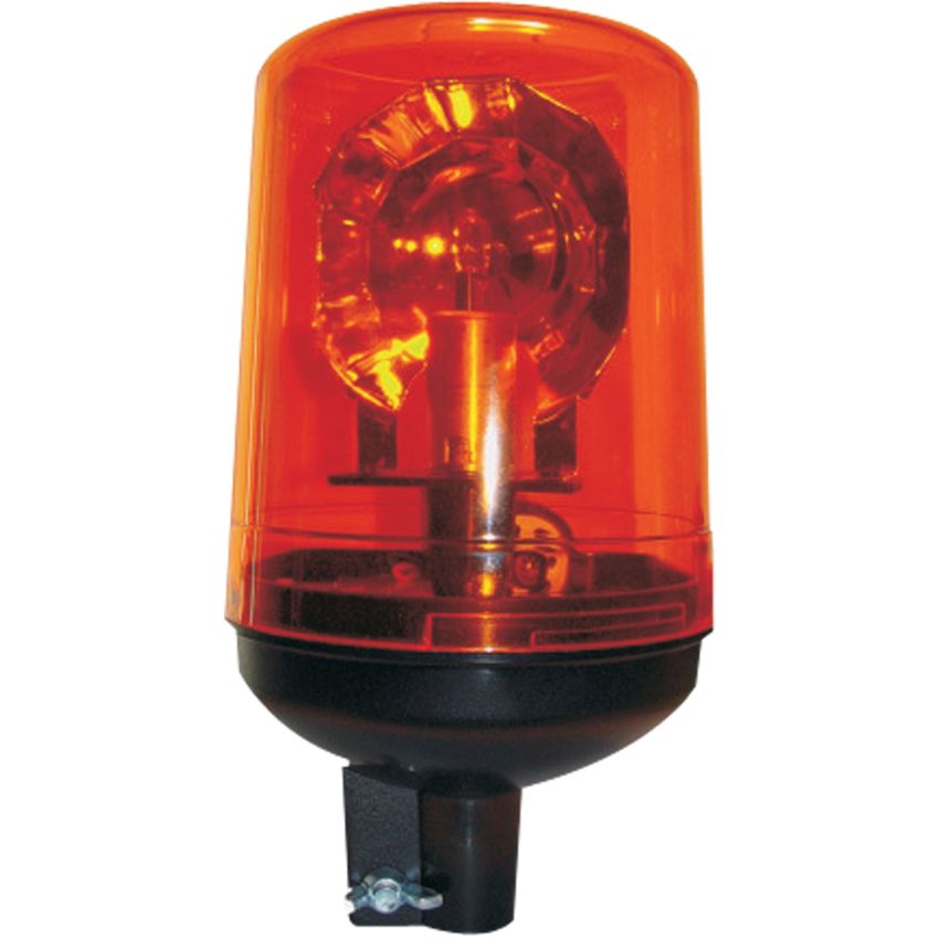 Gyrophare halogène 120 trs/min fixation sur hampe fixe 12 V