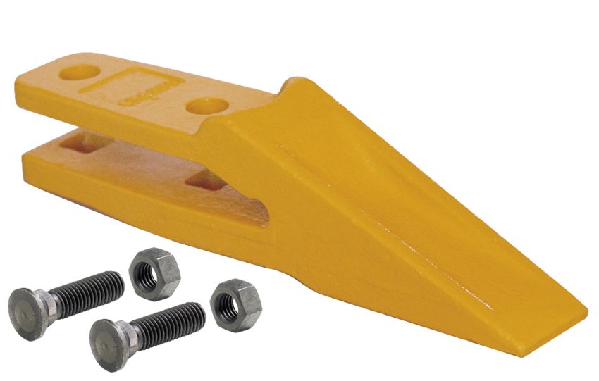 Dent de godet système Caterpillar® monobloc pour tractopelle