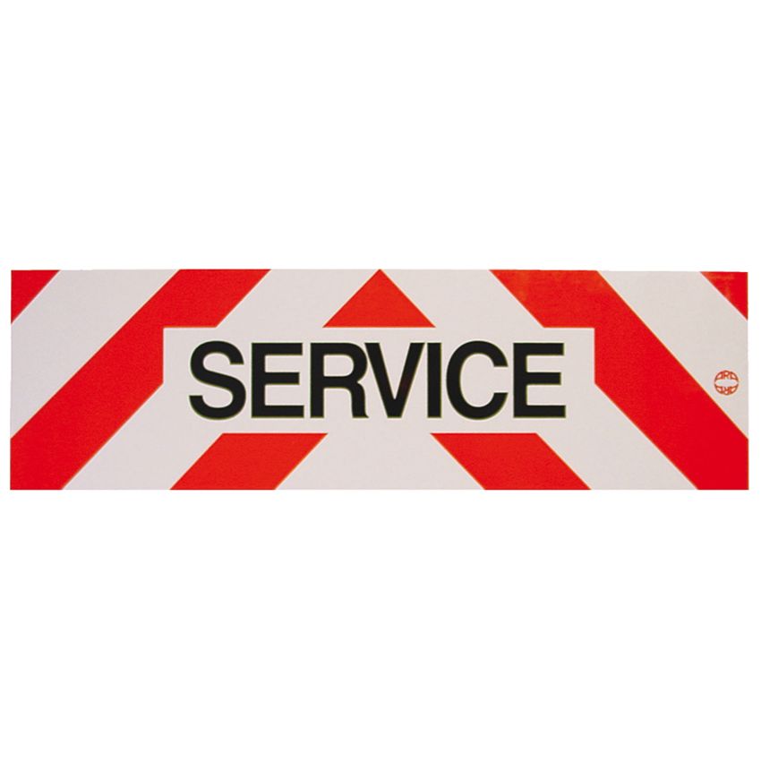 Plaque de signalisation magnétique Service