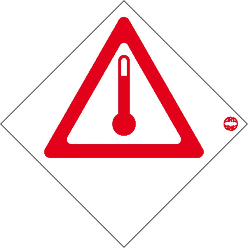 Plaque de signalisation de danger en aluminium