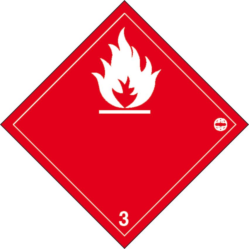 Plaque de signalisation de danger en aluminium