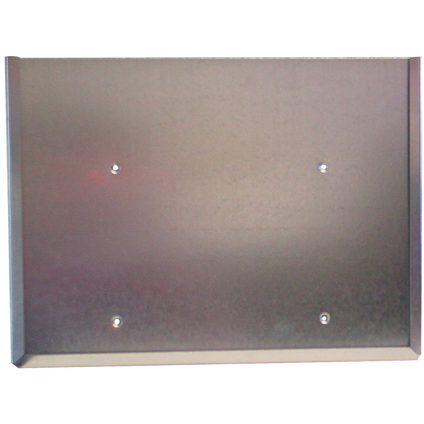 Support de plaques oranges en aluminium
