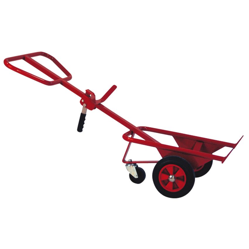 Diable à fûts 220 L avec roues caoutchouc