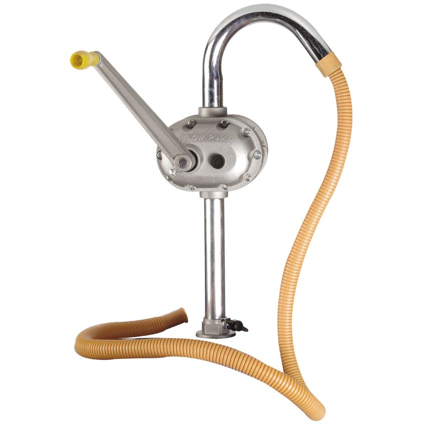 Pompe manuelle rotative hauts débits en aluminium 100 L/min