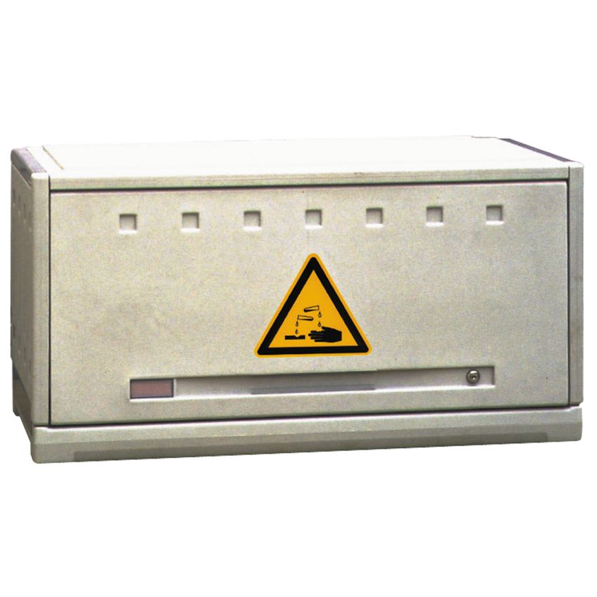 Armoire de sécurité en polyéthylène pour produits corrosifs, 35 litres