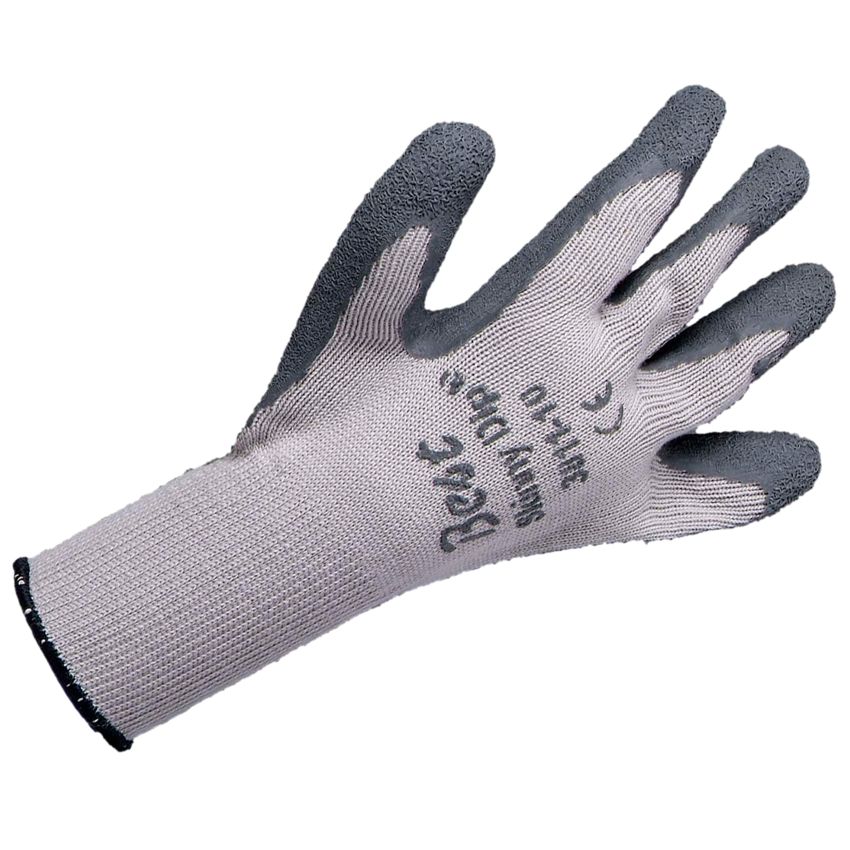 Lot de 12 paires de gants Skinny Dip® tricotés en coton / polyester enduits latex