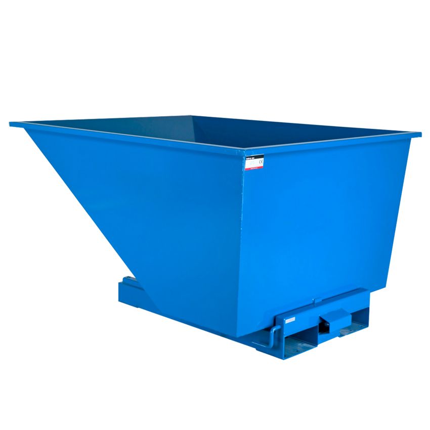 Benne autobasculante manipulable par chariot élévateur, 765 L